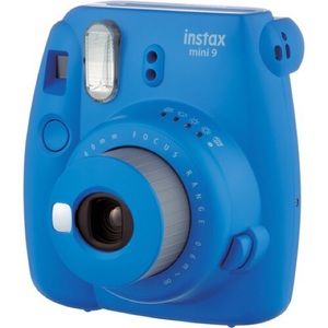 Blue Instax mini 9 Polaroid camera